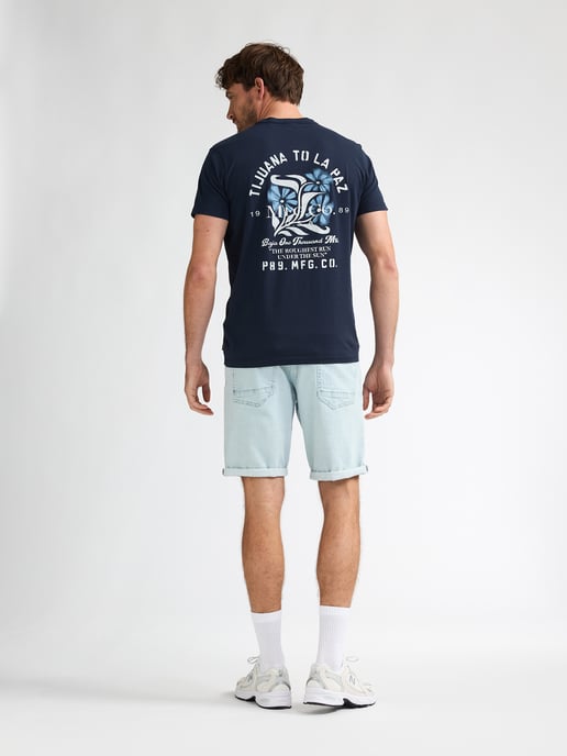 Petrol Industries - Heren T-shirt met print Onix - Blauw - Image 6