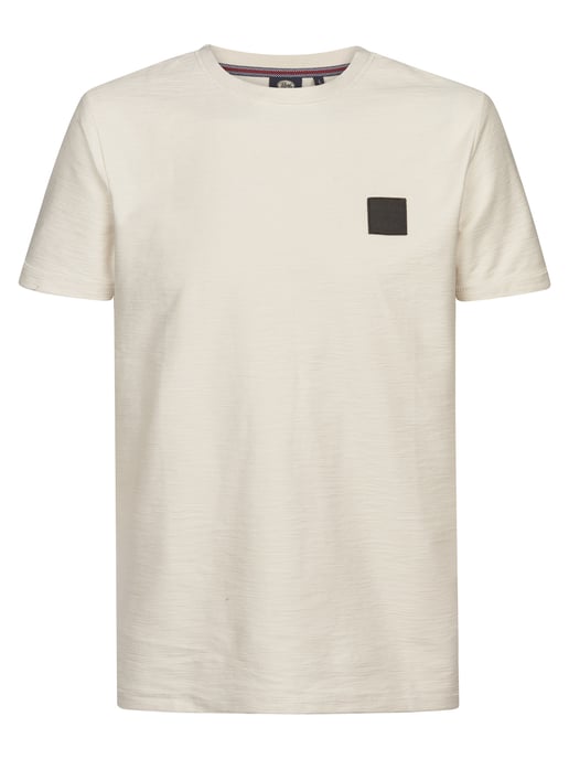 Petrol Industries - Heren Jersey T-shirt Cráter - Wit - Image 1