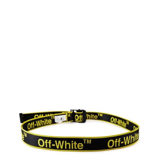 Accessories Off White Graphic Industrial Belt in Blk/Yllw - Image 2
