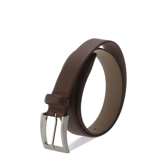 Accessories Boss 38mm Leather Pin Buckle Belt in Medium Brown - Image 2