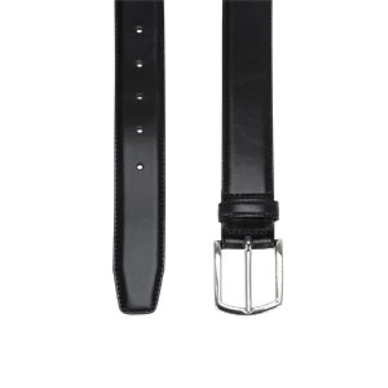 Accessories Boss Leather Pin Buckle Belt with Logo in Black - Image 2