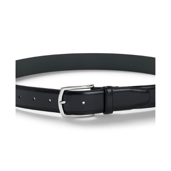 Accessories Boss Leather Pin Buckle Belt with Logo in Black - Image 4