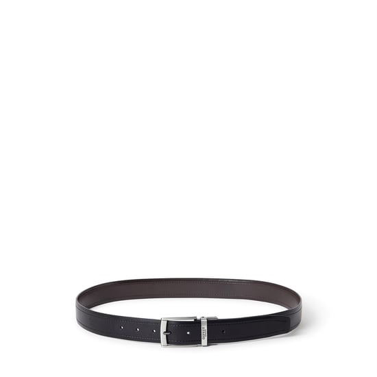 Accessories Osprey London Darwin Reversible Belt in Blk/Choc - Image 1