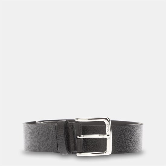 Accessories Boss Leather Pin Buckle Belt in Black - Image 1