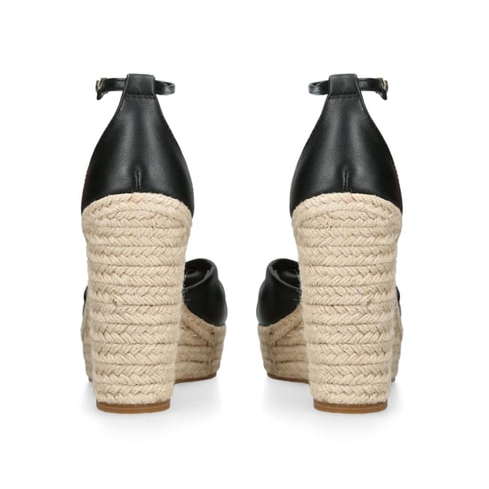 Leather Taliya Black Heels - Image 3