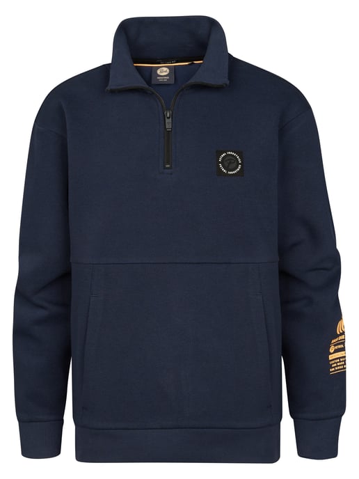 Petrol Industries - Half-Zip Sweater Hermosillo Boys - Blue - Image 1