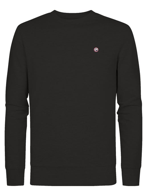 Petrol Industries - Heren Logo Sweater Seaviewpark - Zwart - Image 1
