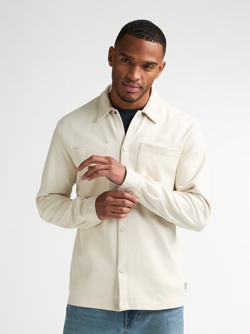 Petrol Industries - Heren Overshirt van sweatstof Camino - Wit - Image 3
