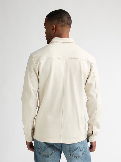Petrol Industries - Heren Overshirt van sweatstof Camino - Wit - Image 4
