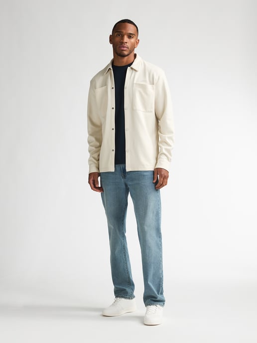 Petrol Industries - Heren Overshirt van sweatstof Camino - Wit - Image 5