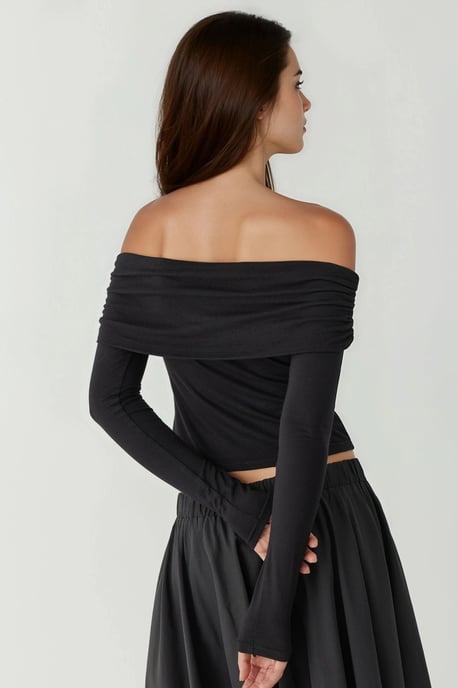 Schouderloze Gelaagde Blouse - Image 2