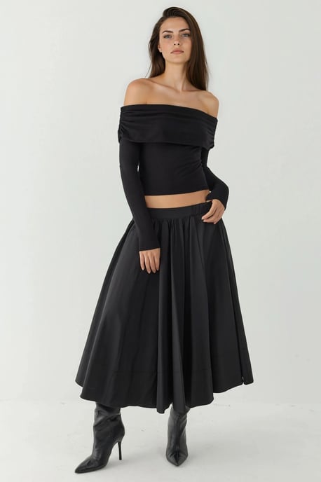 Schouderloze Gelaagde Blouse - Image 5