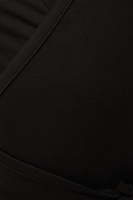 Zachte Touch Gebreide V-hals Lange Mouw Viscose Blouse - Image 6