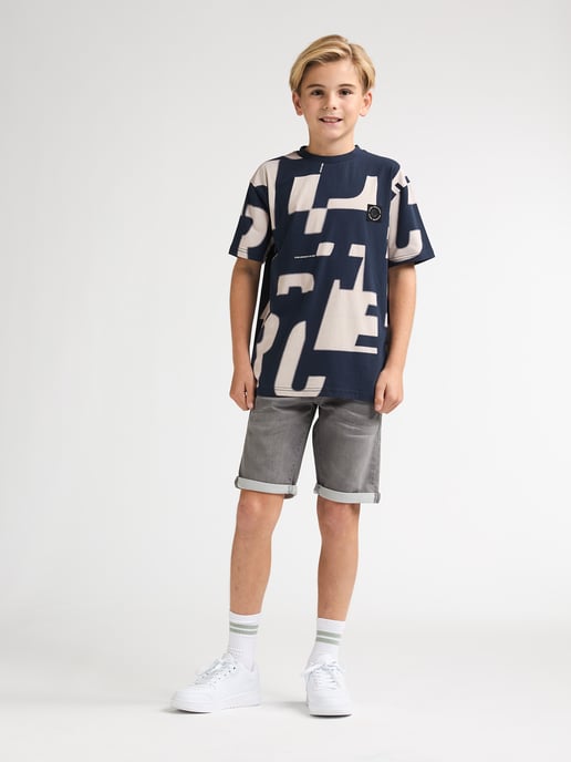 Petrol Industries - Jongens Jackson denim jogger short Gonzaga - Grijs - Image 5