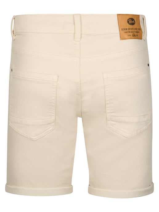 Petrol Industries - Heren Jackson Gekleurde Denim Short Coconut - Wit - Image 3