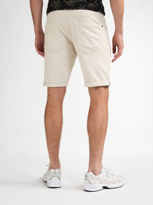Petrol Industries - Heren Jackson Gekleurde Denim Short Coconut - Wit - Image 4