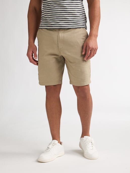 Petrol Industries - Heren Linen blend chino short Dune - Oranje - Image 1