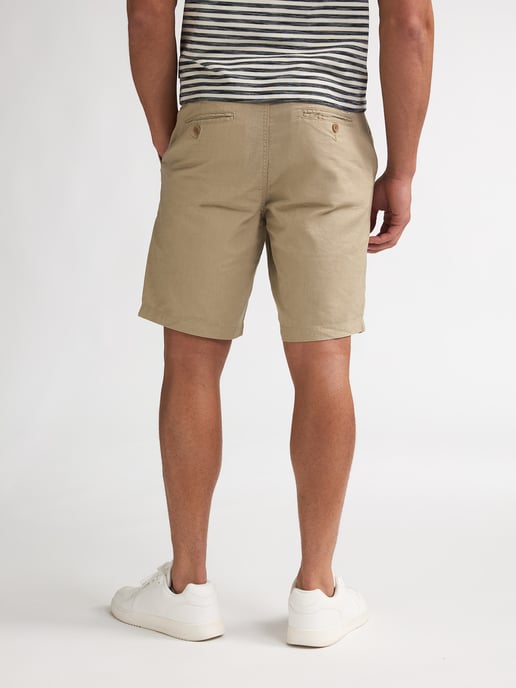 Petrol Industries - Heren Linen blend chino short Dune - Oranje - Image 4