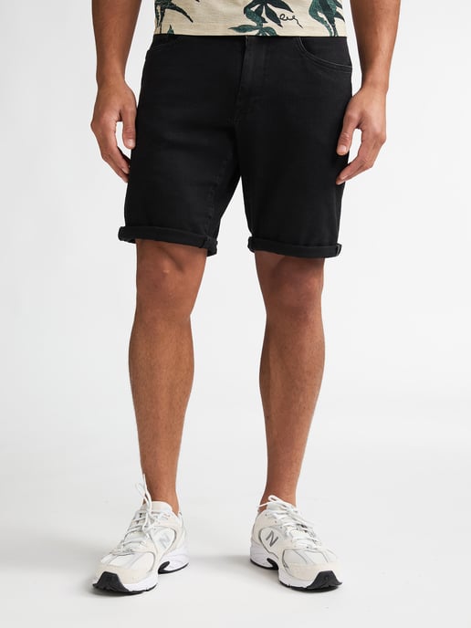 Petrol Industries - Heren Bassano Regular Jeansshort Shockwave - Zwart - Image 1