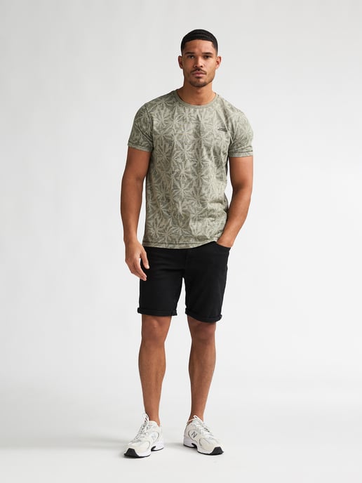 Petrol Industries - Heren T-shirt met all-over print Cromo - Groen - Image 5