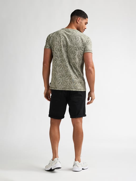 Petrol Industries - Heren T-shirt met all-over print Cromo - Groen - Image 6