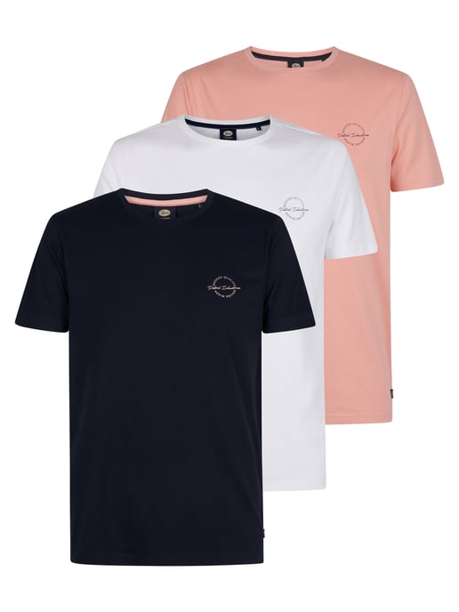 Petrol Industries - 3-pack T-shirts met logo Fuego Heren - Divers - Image 1