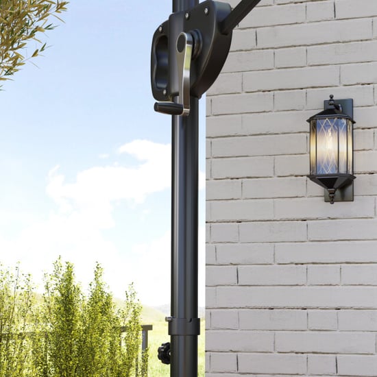 4goodz Zweefparasol vierkant 247 cm met parasolvoet kantelbaar en draaibaar - - Image 5