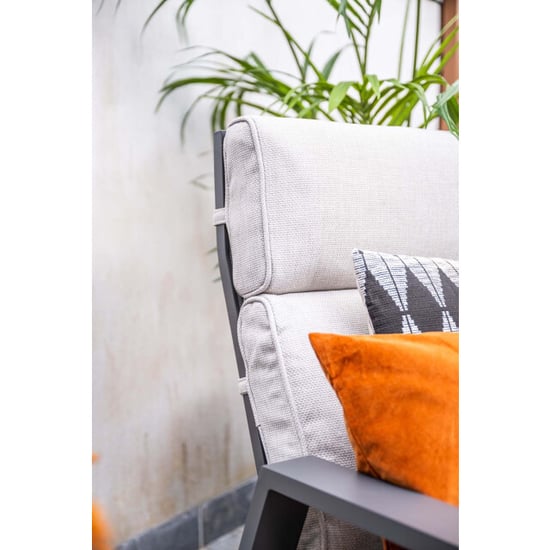 Garden Impressions Max verstelbare fauteuil incl.voetenbank c. black sand - Image 3