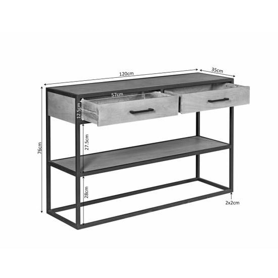Starfurn sidetable dakota - 35x120x76 cm - Image 2