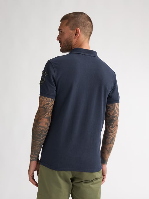 Petrol Industries - Heren Piqué polo Tracción - Blauw - Image 4