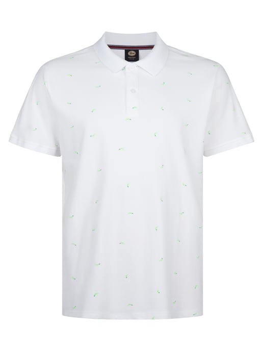 Petrol Industries - Heren Plus Size polo met korte mouwen Chassis - Wit - Image 1