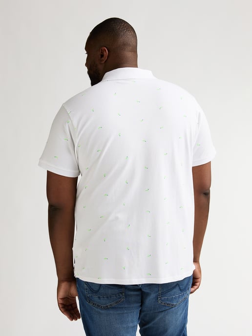 Petrol Industries - Heren Plus Size polo met korte mouwen Chassis - Wit - Image 4