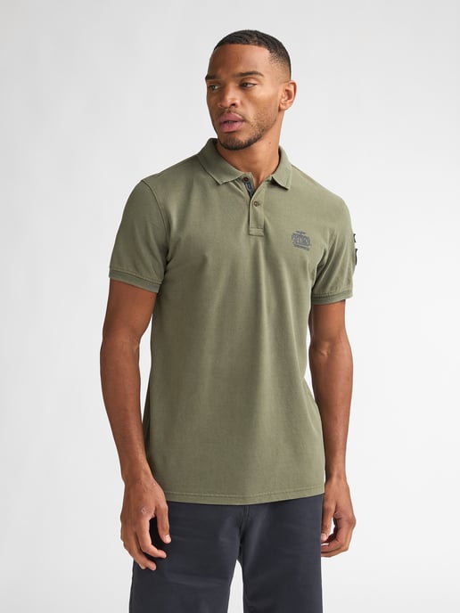 Petrol Industries - Heren Piqué polo Tracción - Groen - Image 3