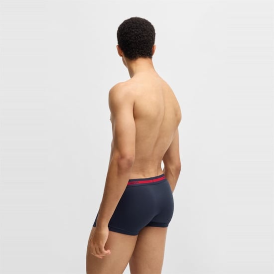 Men's Hugo 3 Pack Boxers in Navy - Image 5