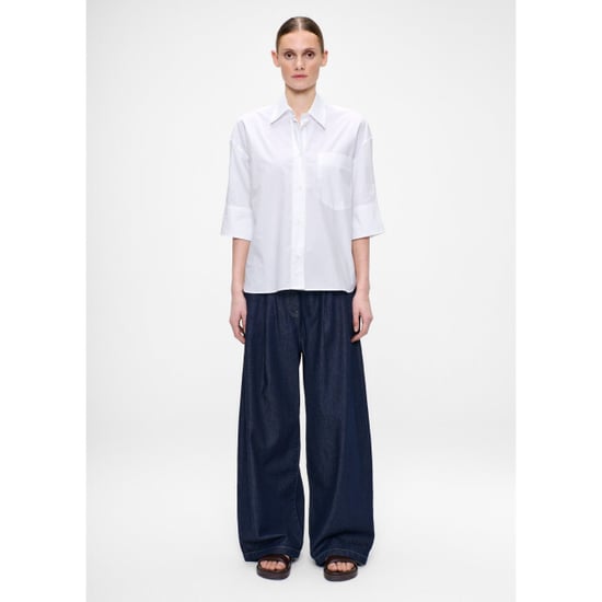Zenggi Poplin cuf short sleeve shirt blouses x04-1015 630 - Image 4