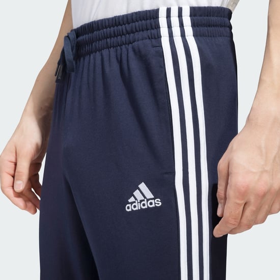 Essentials Single Jersey Tapered Open Hem 3-Stripes Pants - Image 5