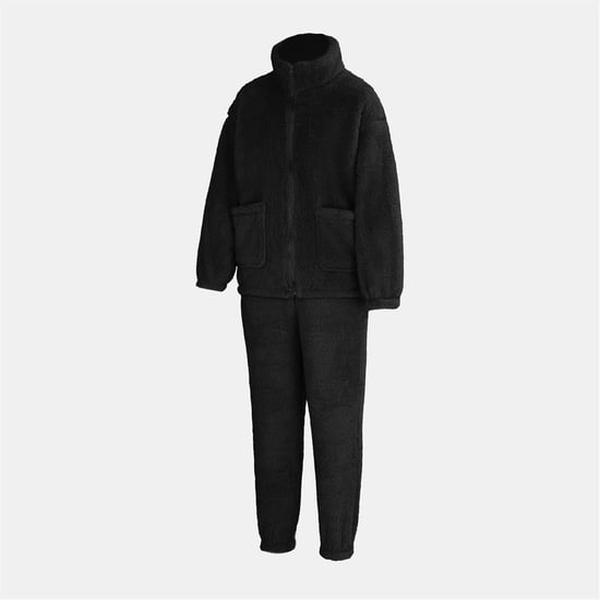 Women's Miso Sherpa Suit Ladies in Black - Image 3