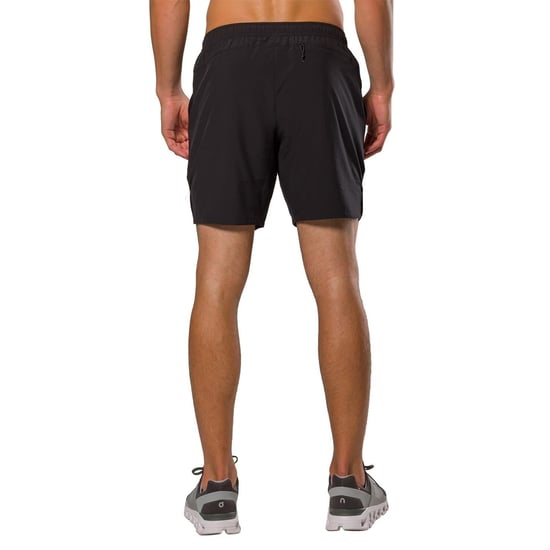Men's Nathan Essential Bermuda Shorts with Curved Hem in Black - Image 2
