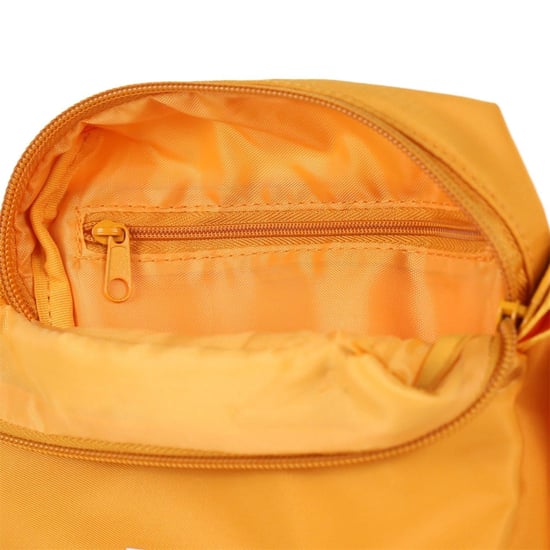 Accessories Spiral Rectangle Cross Body Bag with Black Hardware in Mustard - Image 4