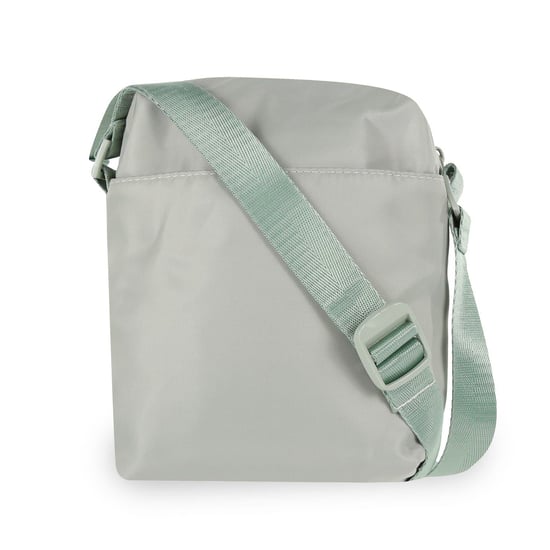 Accessories Spiral Rectangle Cross Body Bag with Black Hardware in Mint - Image 2