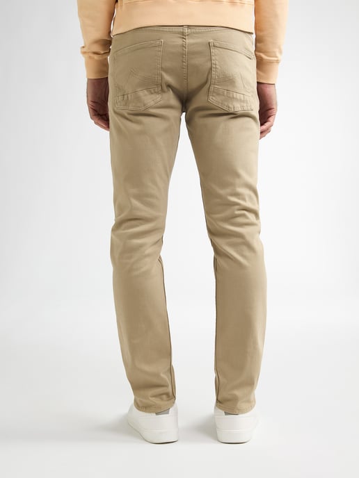 Petrol Industries - Heren Starling Straight Fit Gekleurde Denim Serpiente - Oranje - Image 4