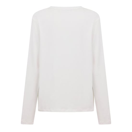 Women's Boss Ls Shirt 10257812 01 Pyjama Set in Open White - Image 2