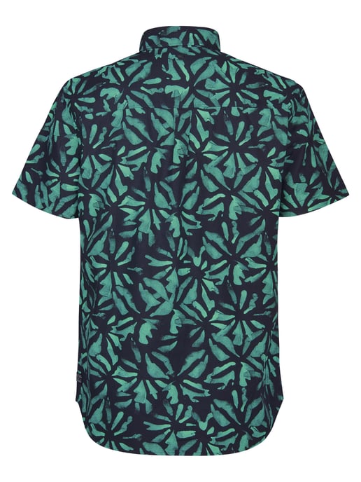 Petrol Industries - Heren Overhemd met all-over print Noche - Blauw - Image 2