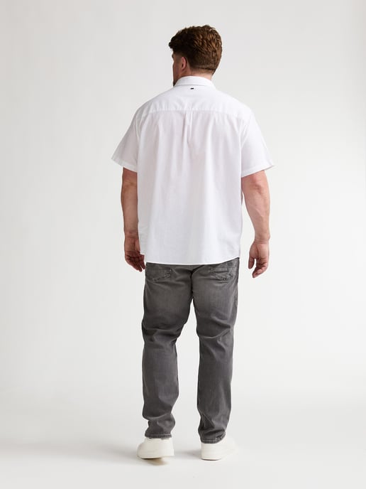 Petrol Industries - Heren Plus Size Effen overhemd met korte mouwen Baja1000 - Wit - Image 6