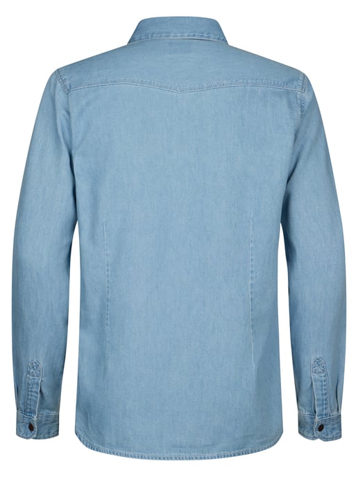 Petrol Industries - Regular Denim Overhemd Vertex Heren - Licht Indigo - Image 2