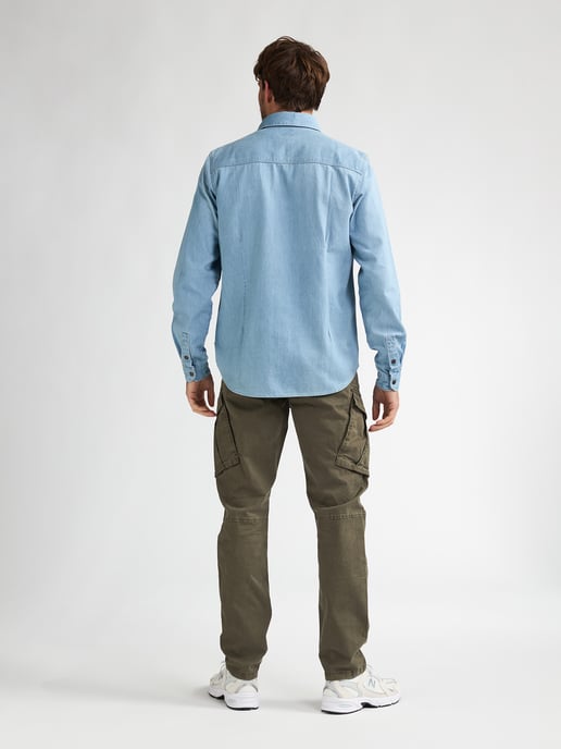 Petrol Industries - Regular Denim Overhemd Vertex Heren - Licht Indigo - Image 6