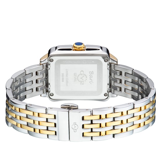 Bari Tortoise, Swiss Quartz Watch, White MOP Dial, 316L Stainless Steel 34 MM Sapphire Crystal - Image 2