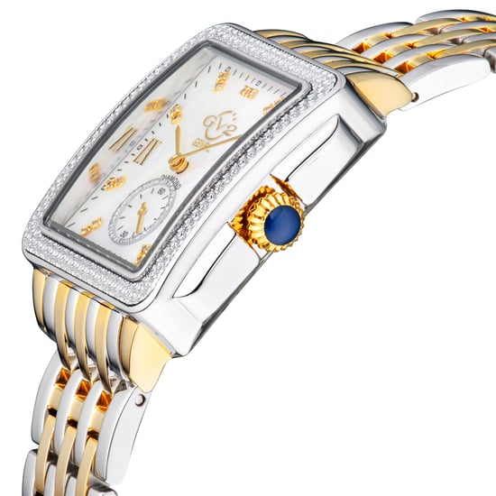 Bari Tortoise, Swiss Quartz Watch, White MOP Dial, 316L Stainless Steel 34 MM Sapphire Crystal - Image 3