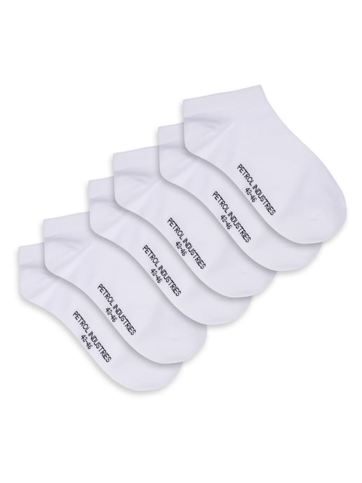 Petrol Industries - Heren 3-pack sneakersokken Shorestone - Wit - Image 2