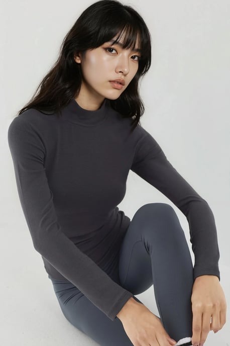 Ultrasoft Turtleneck Gebreide Top met Slim Fit - Image 3